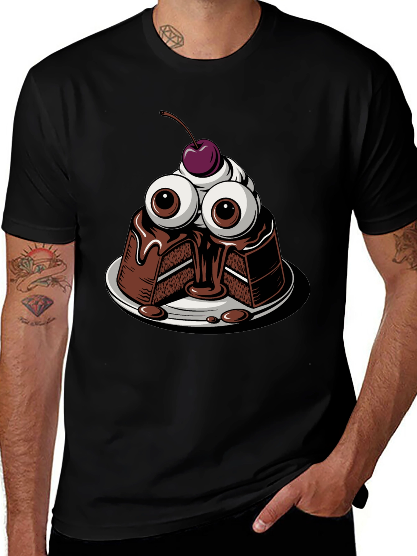 Eye Cake T-Shirt - Quirky Graphic Tee