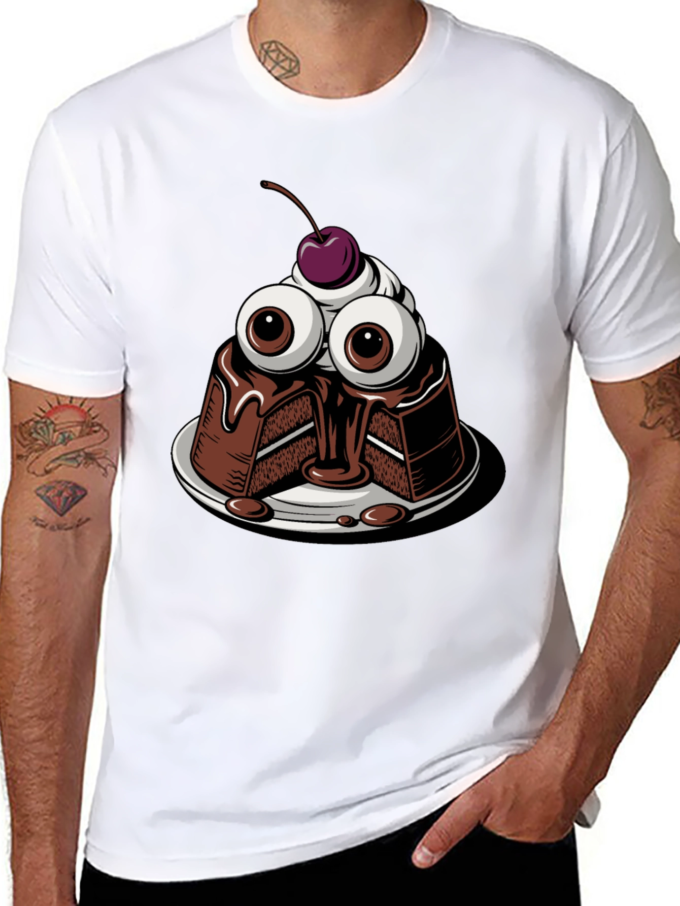 Eye Cake T-Shirt - Quirky Graphic Tee