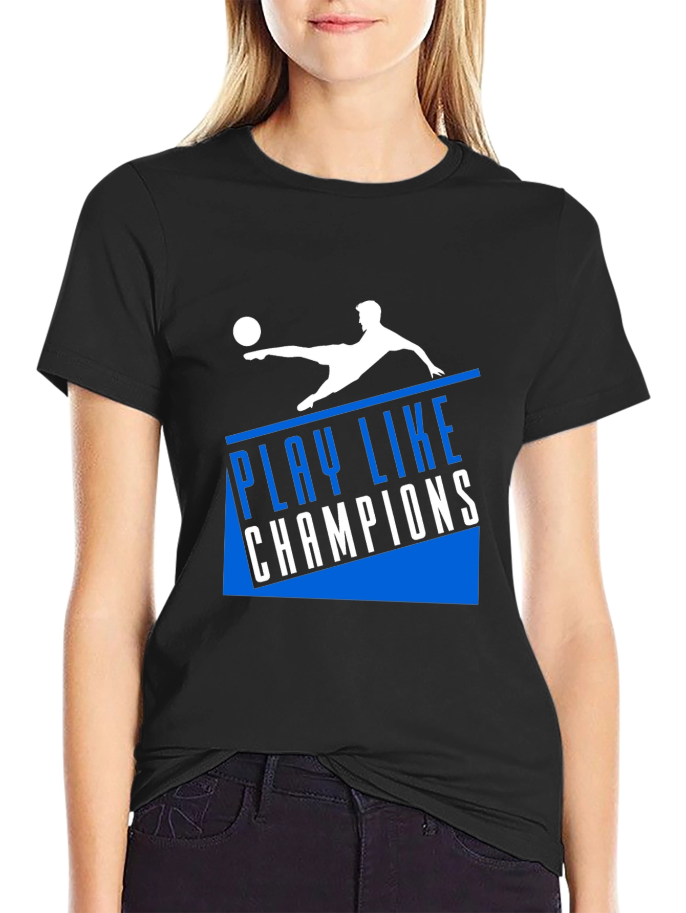 Play Like Champions Graphic Tee - Black