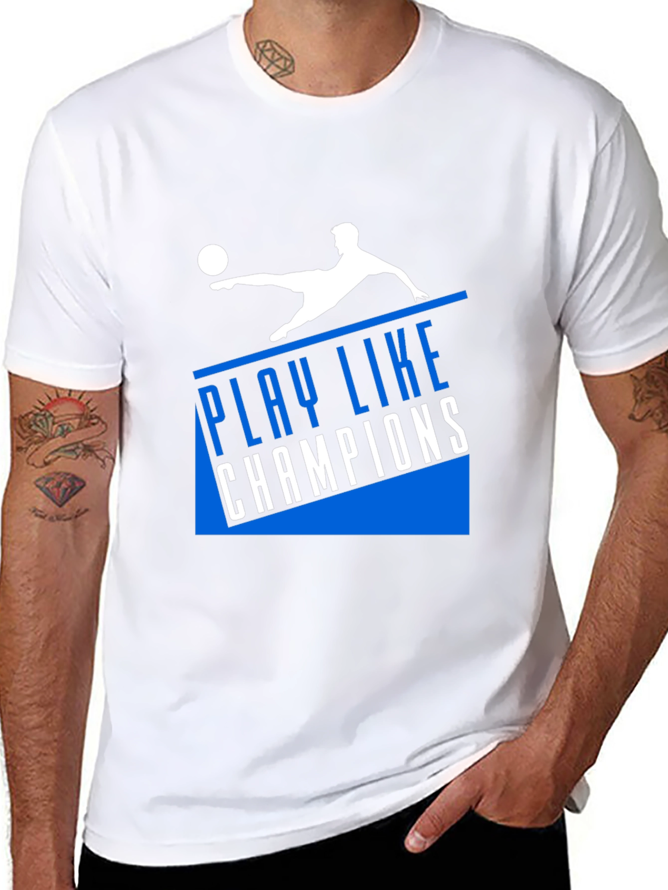 Play Like Champions Graphic Tee - Black