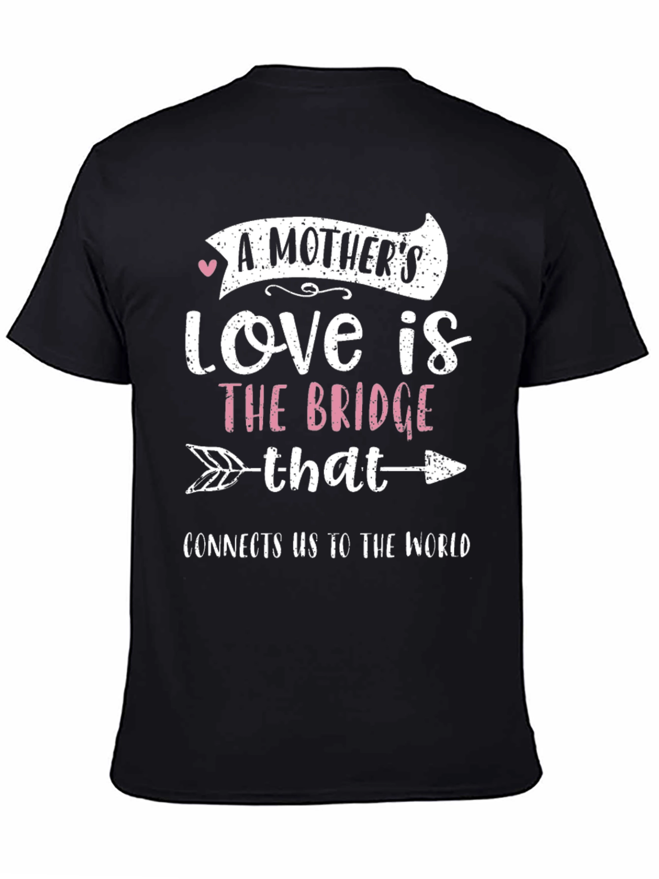 Mothers Love Bridge Graphic Tee - Black
