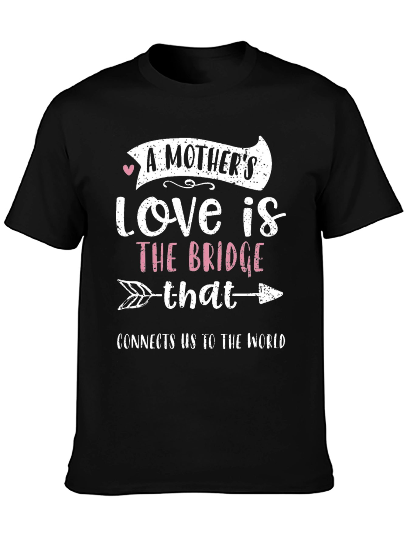 Mothers Love Bridge Graphic Tee - Black