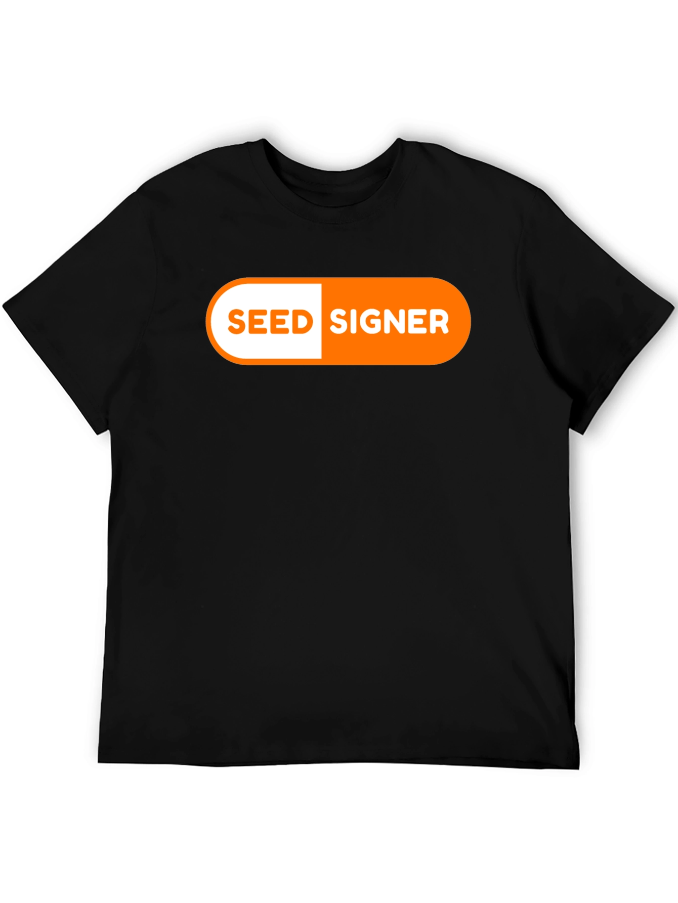 Seed Signer Black T-Shirt