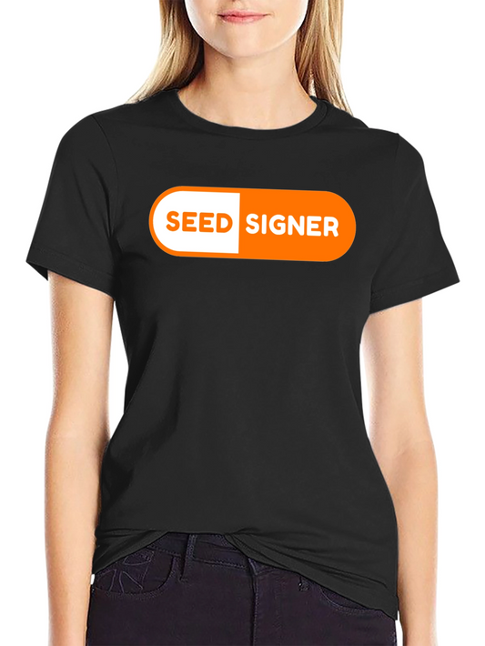 Seed Signer Black T-Shirt