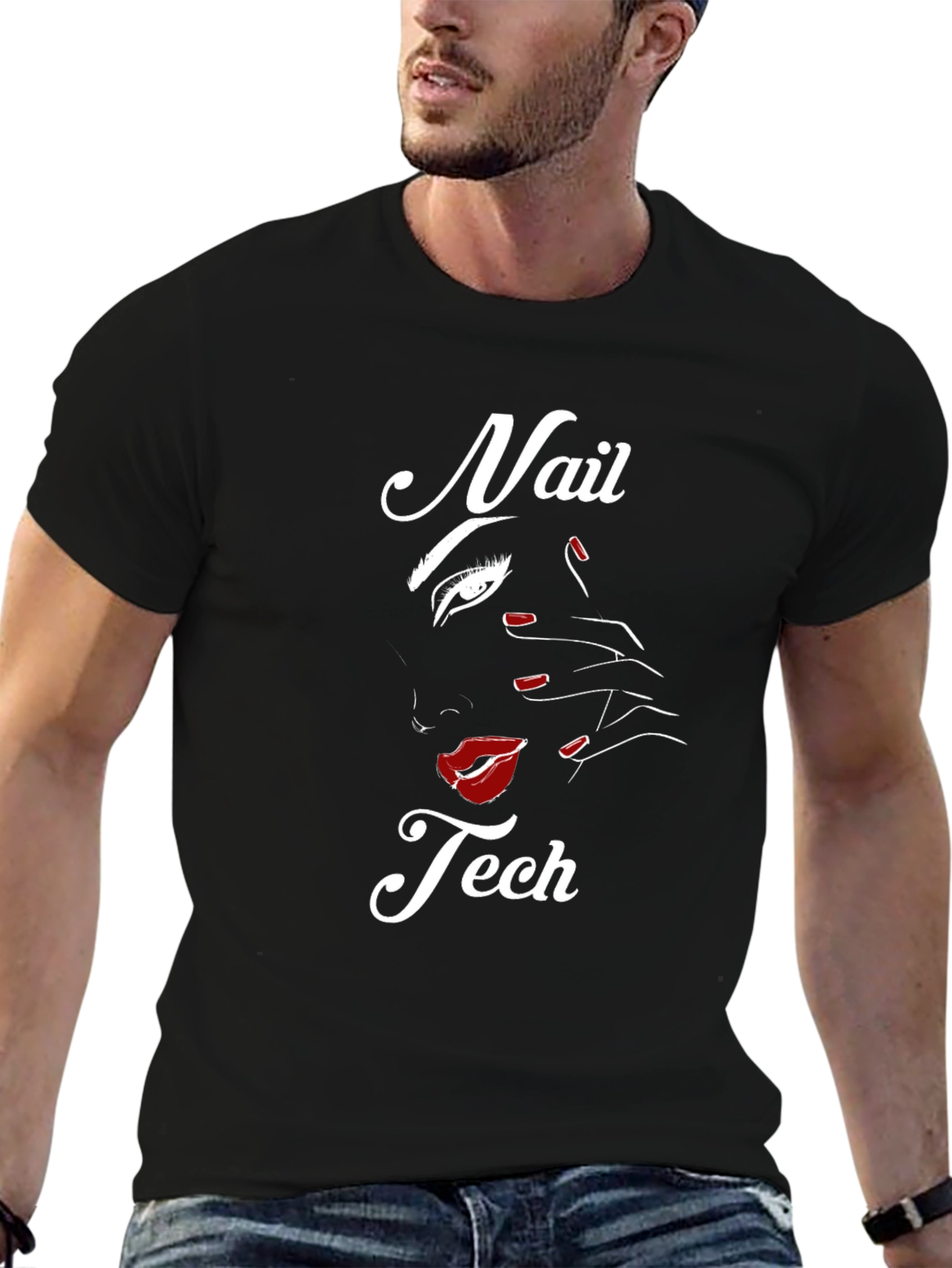 Nail Tech T-Shirt - Stylish Graphic Tee