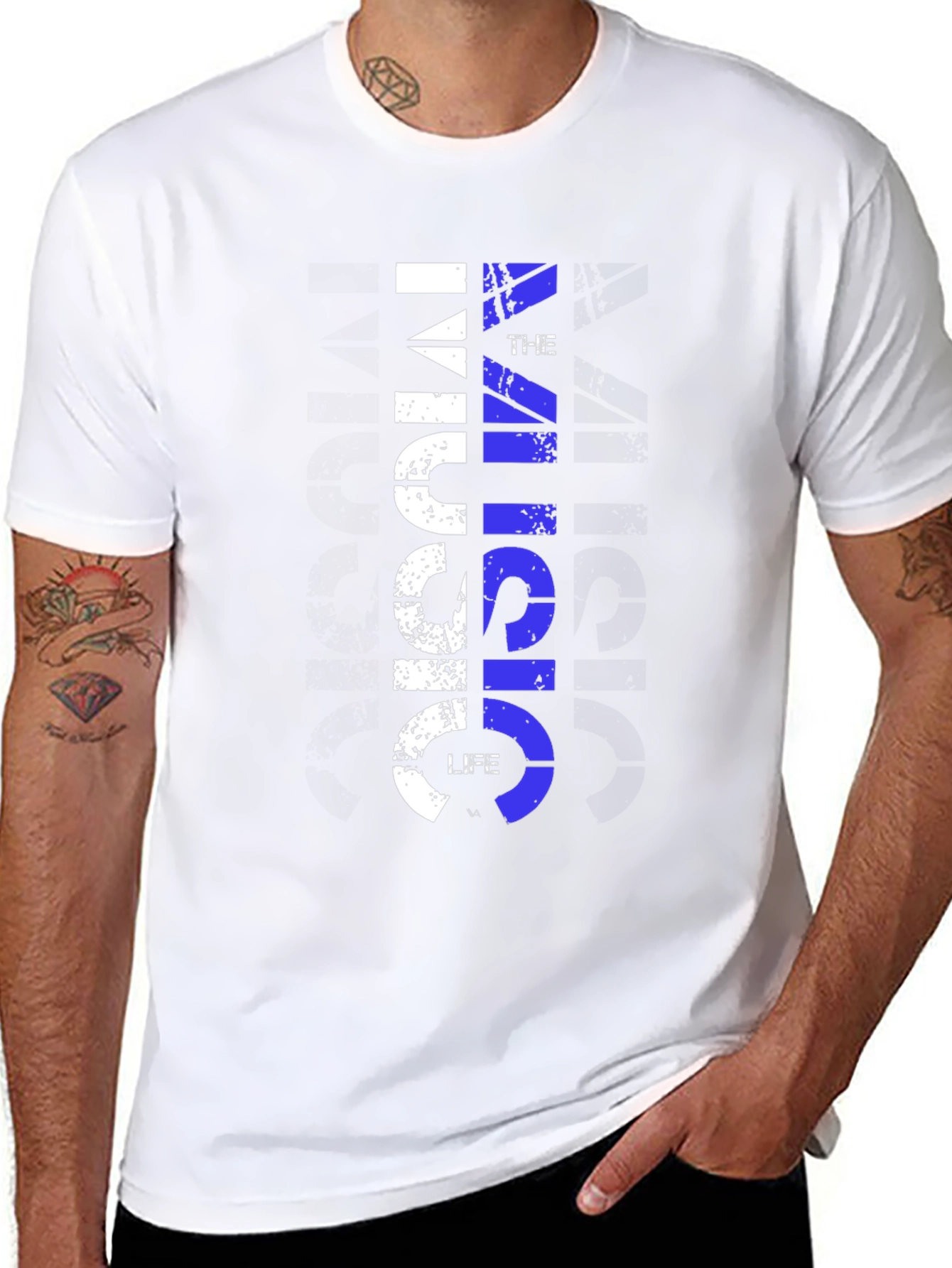 Music is Life Mens Graphic Tee