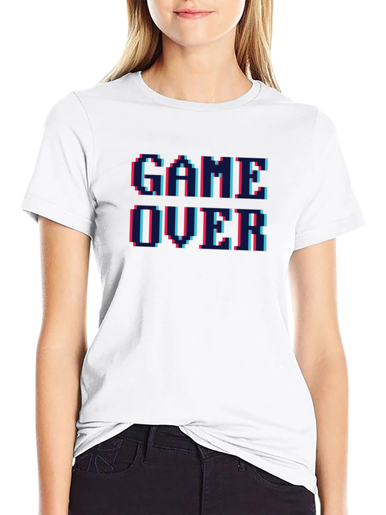 Game Over Pixel Art Graphic Tee