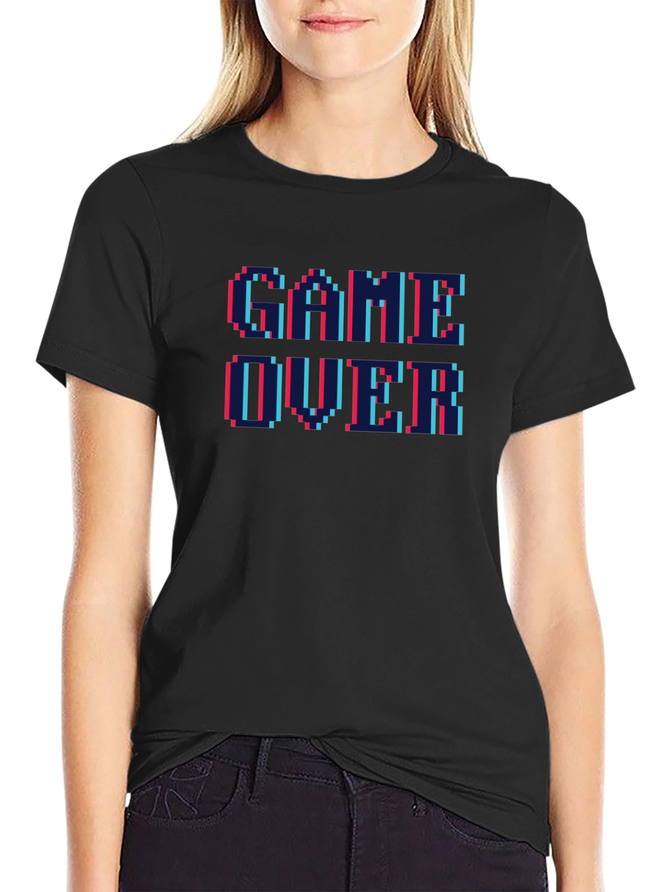 Game Over Pixel Art Graphic Tee