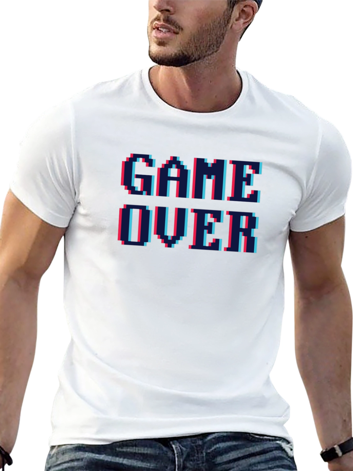 Game Over Pixel Art Graphic Tee