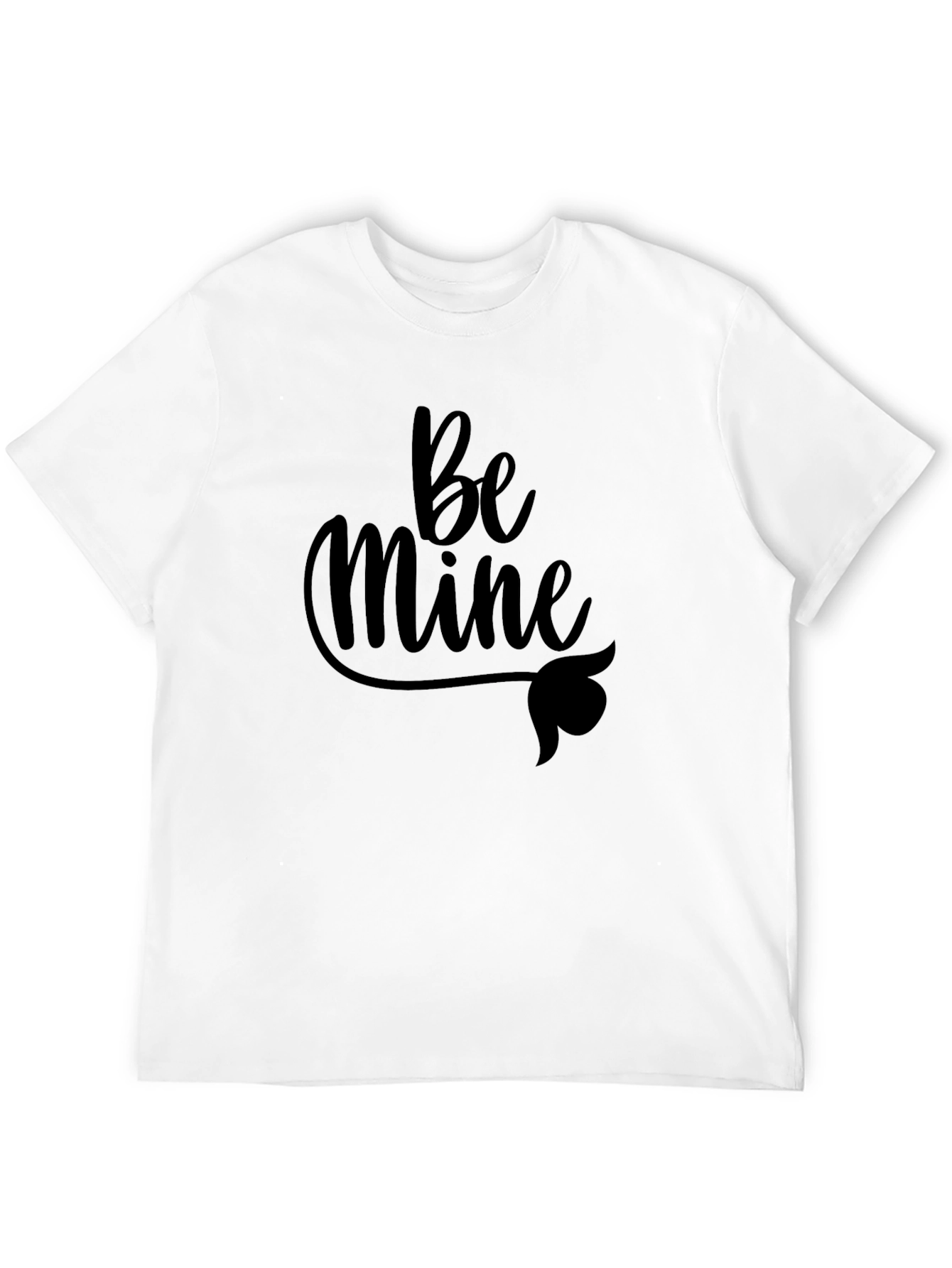 Be Mine Black T-Shirt - Valentines Day