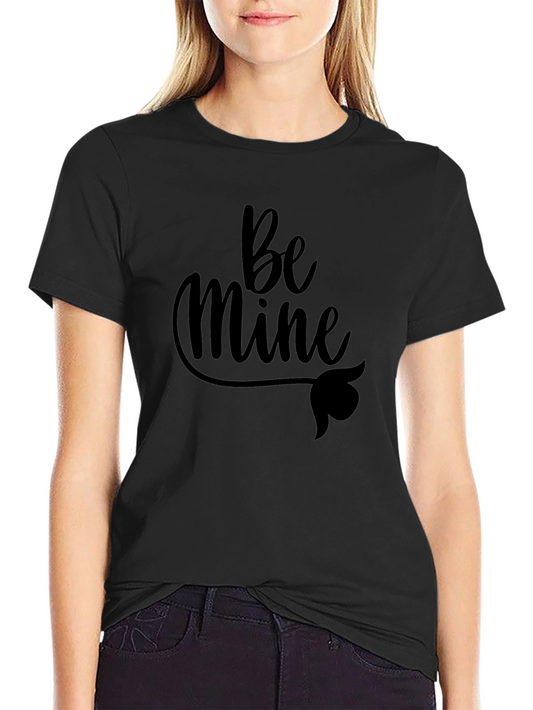 Be Mine Black T-Shirt - Valentines Day