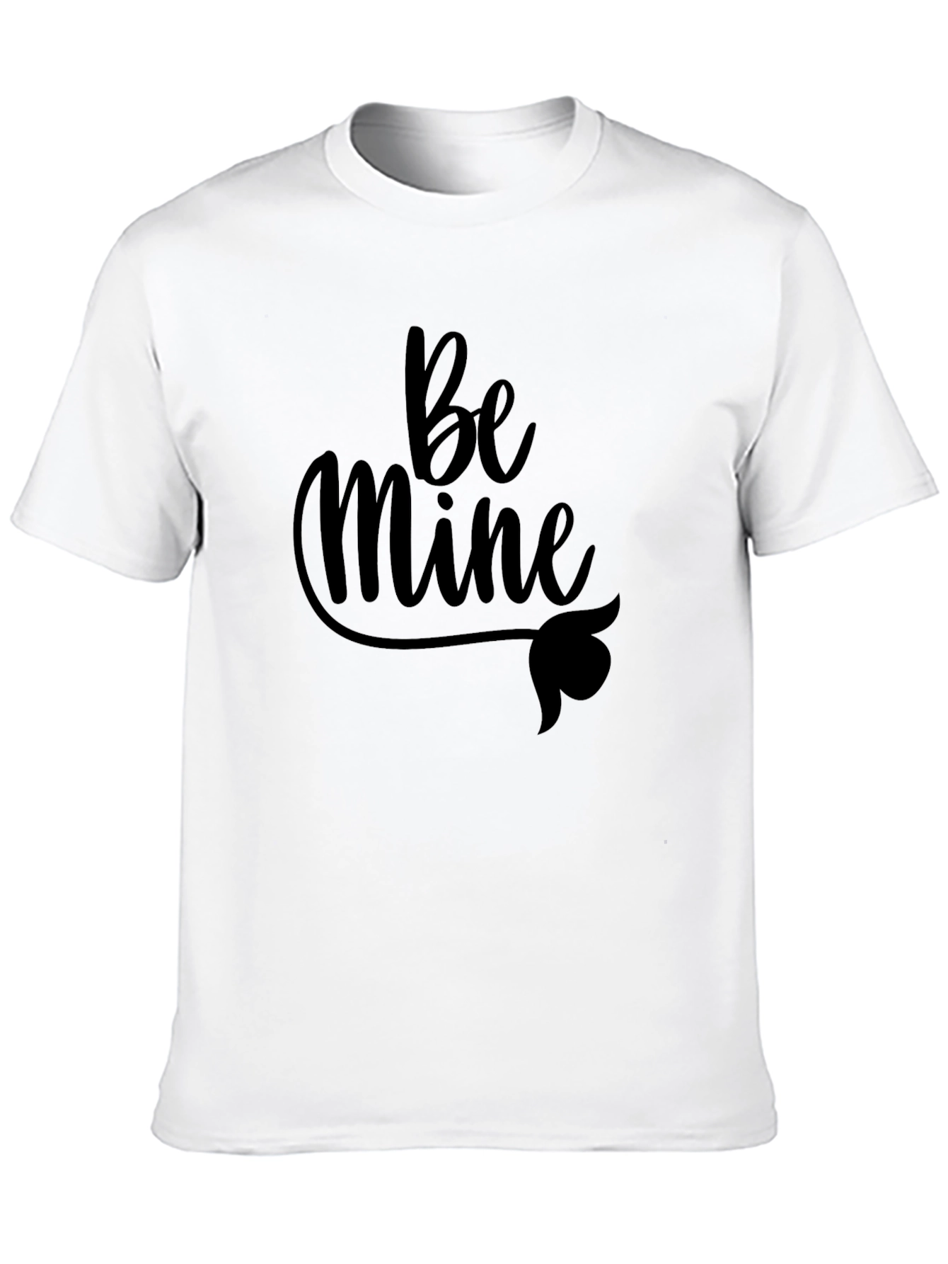 Be Mine Black T-Shirt - Valentines Day