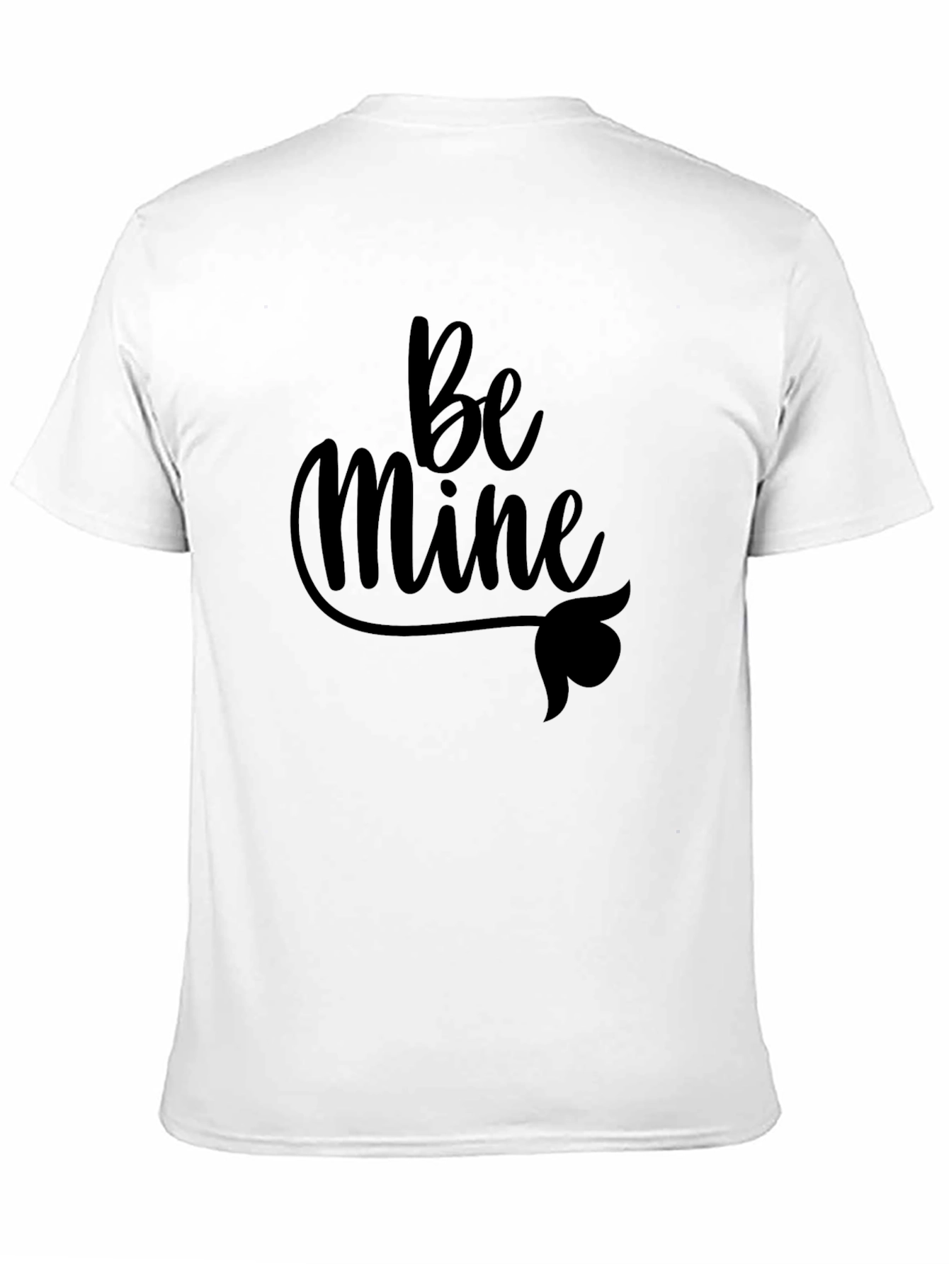 Be Mine Black T-Shirt - Valentines Day