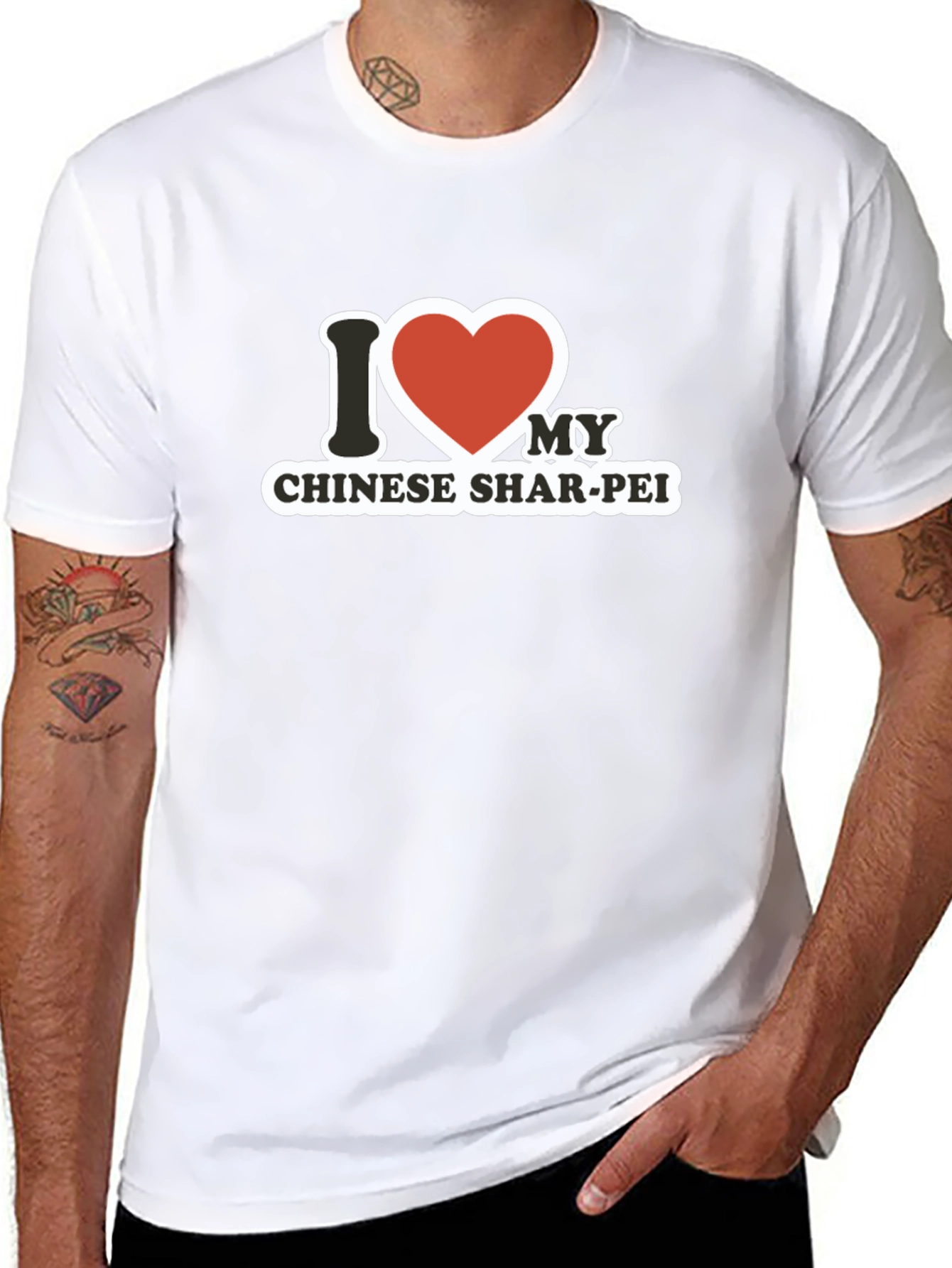 I Heart My Chinese Shar-Pei T-Shirt