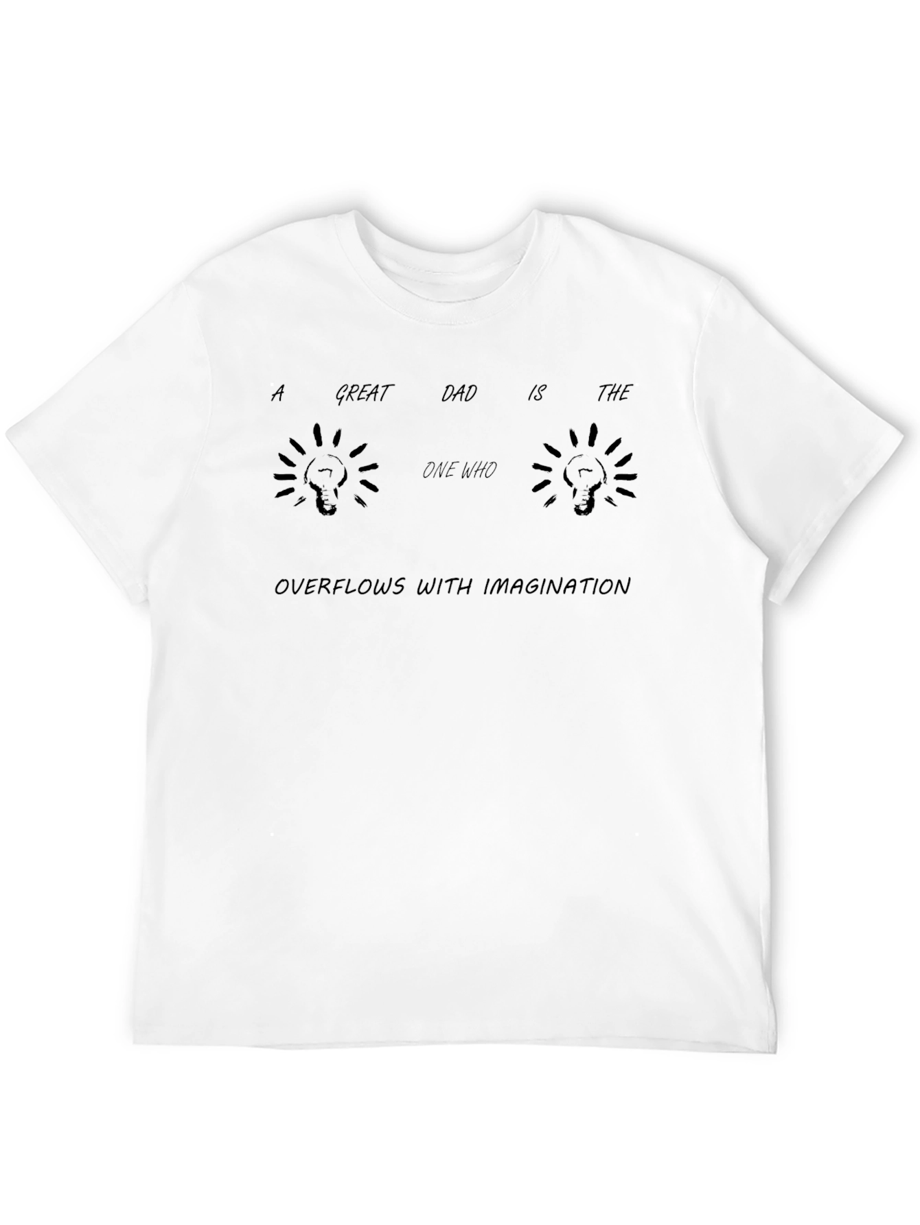Great Dad Imagination T-Shirt - Black