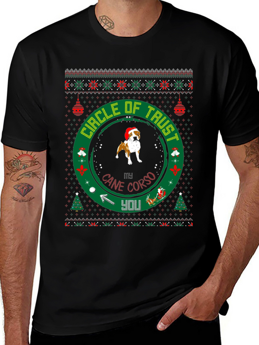 Cane Corso Circle of Trust Christmas T-Shirt