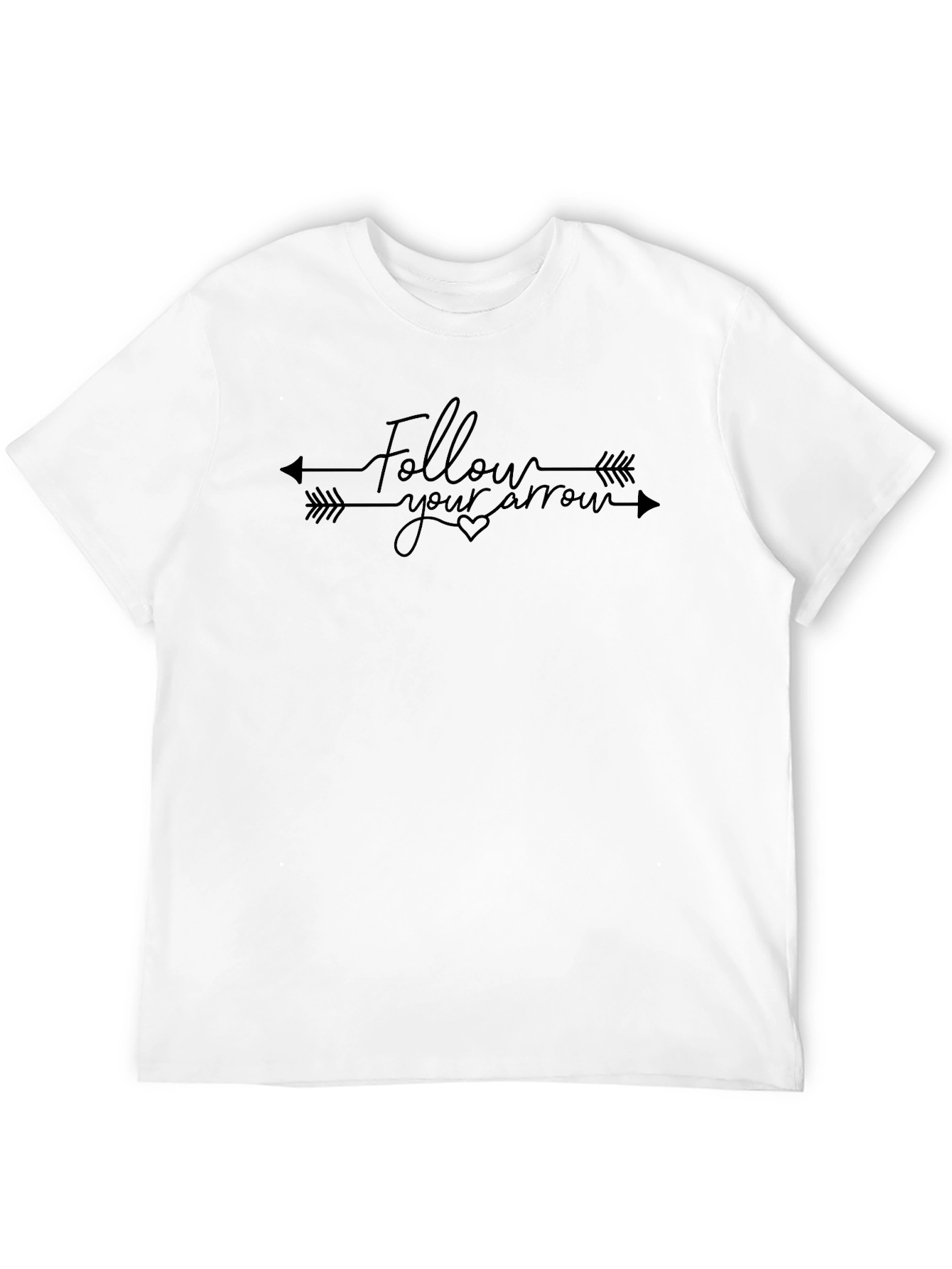 Follow Your Arrow Graphic Tee - Black