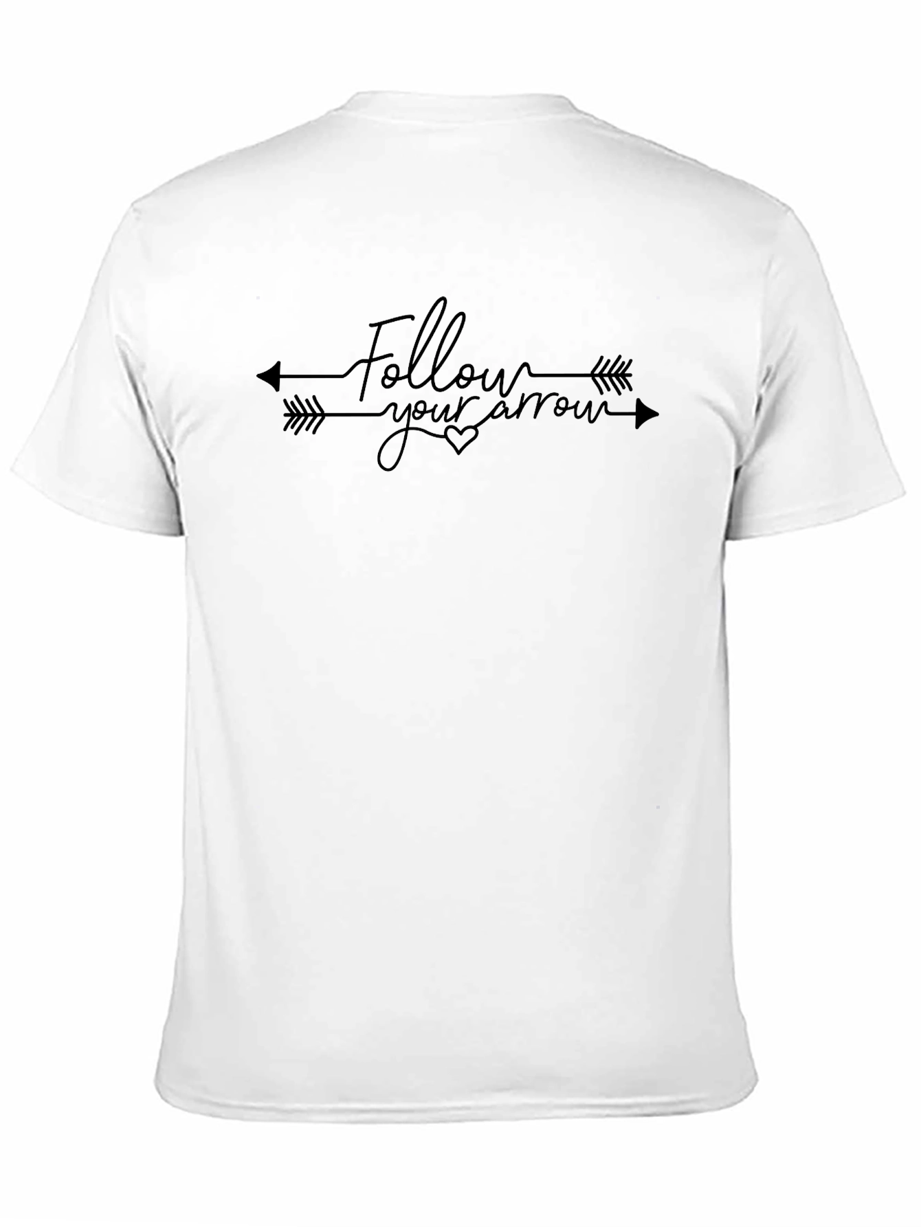 Follow Your Arrow Graphic Tee - Black