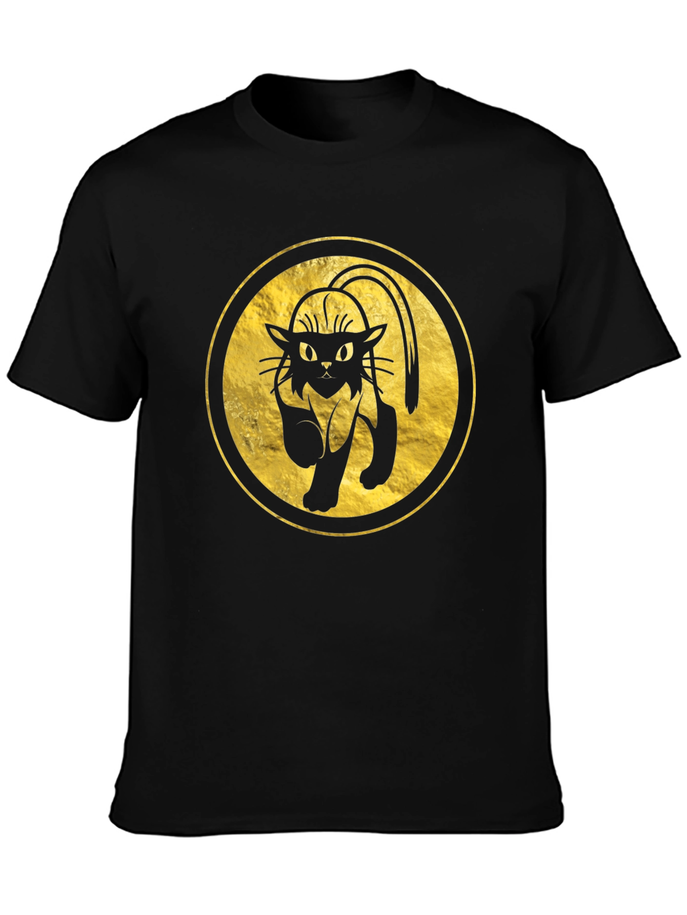Black Cat Graphic T-Shirt