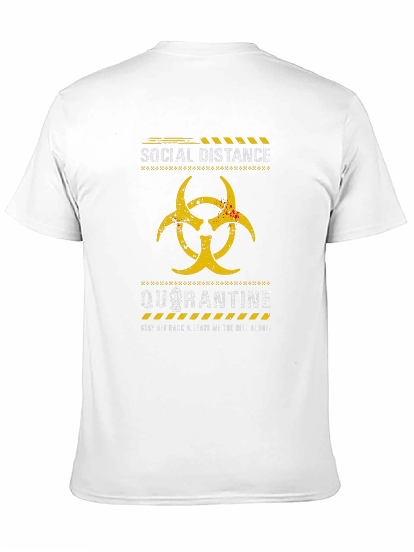 Social Distance Quarantine Graphic T-Shirt