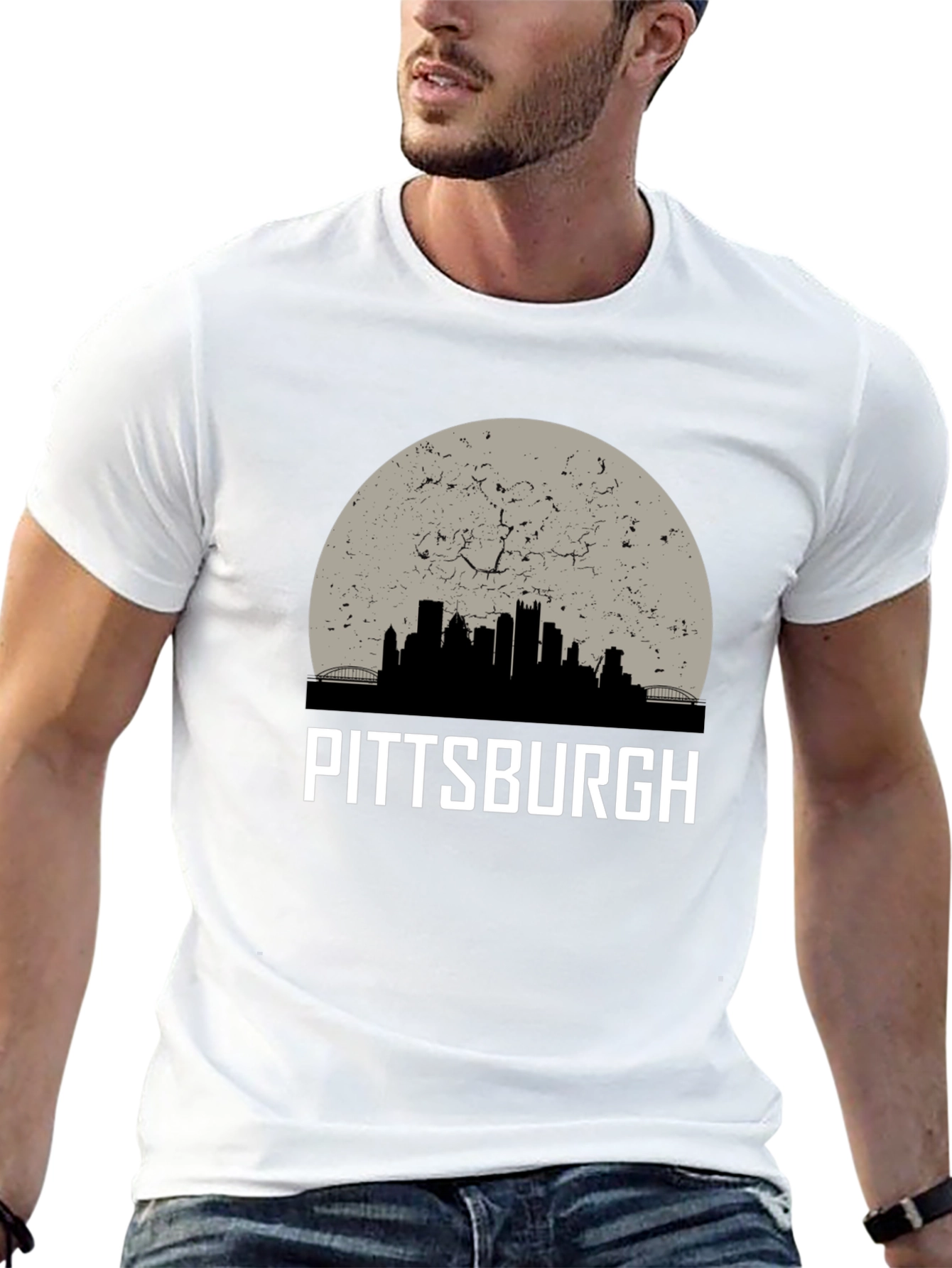 Pittsburgh Skyline Graphic T-Shirt