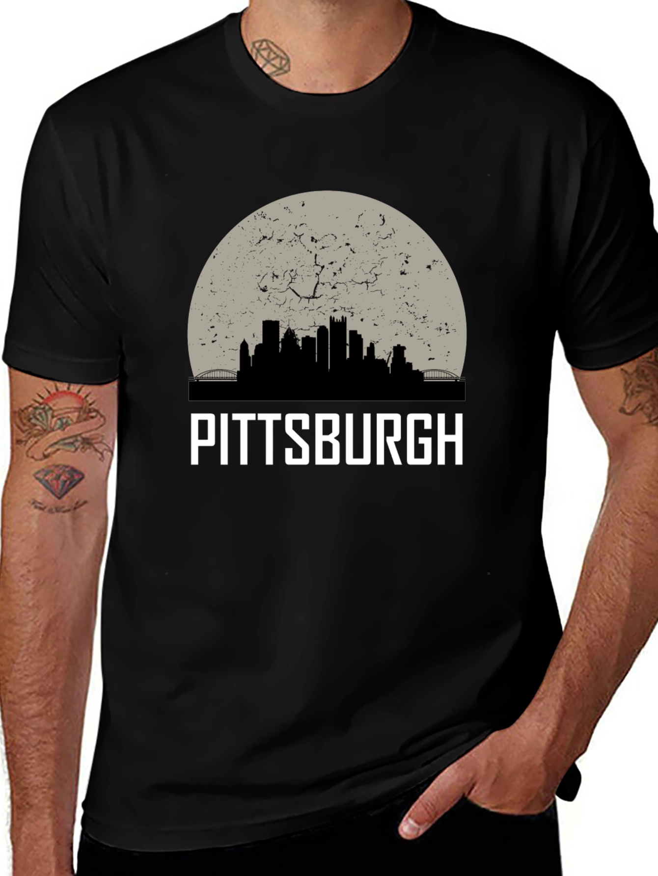 Pittsburgh Skyline Graphic T-Shirt