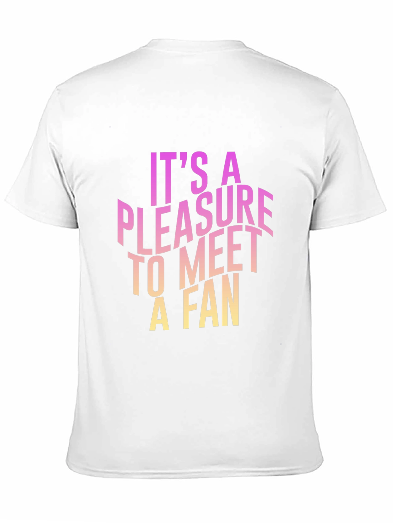 Pleasure to Meet a Fan Graphic Tee