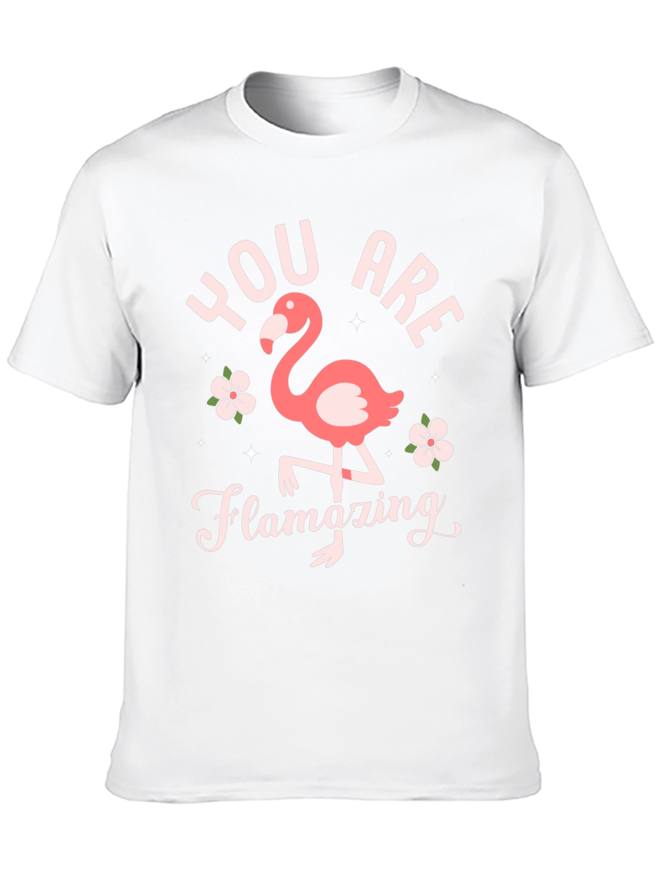 Flamazing Flamingo Graphic T-Shirt - Black Cotton Tee
