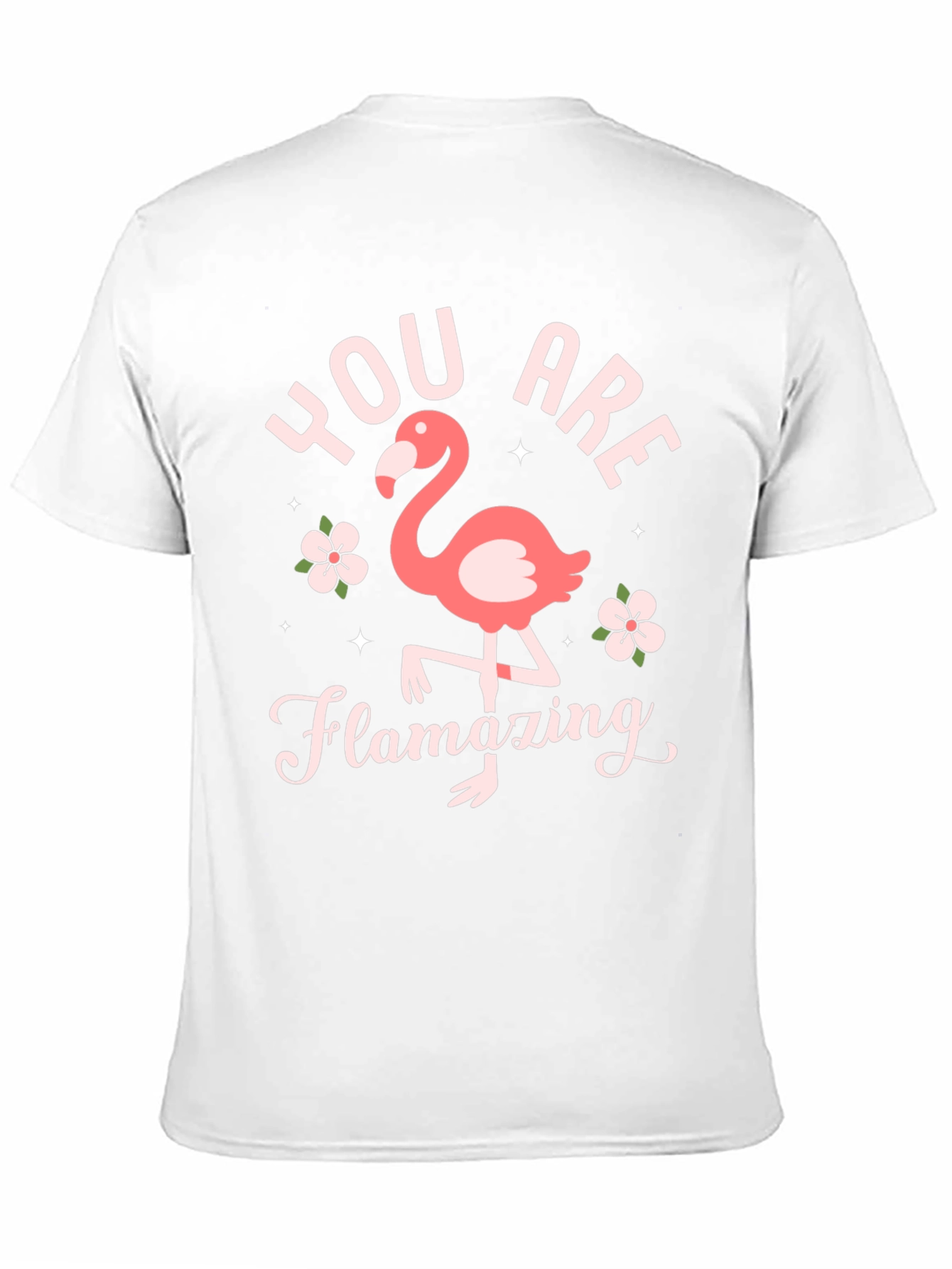Flamazing Flamingo Graphic T-Shirt - Black Cotton Tee