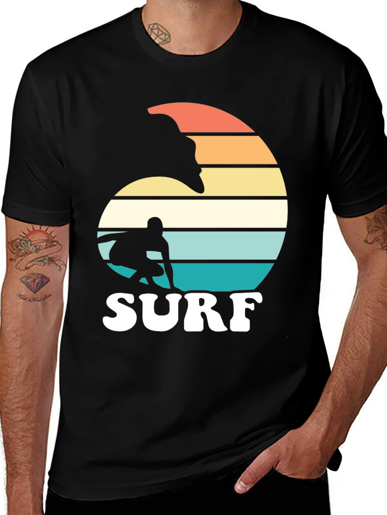 Retro Surf Graphic T-Shirt