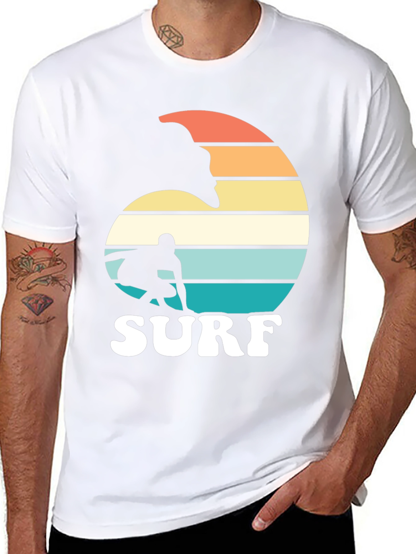 Retro Surf Graphic T-Shirt