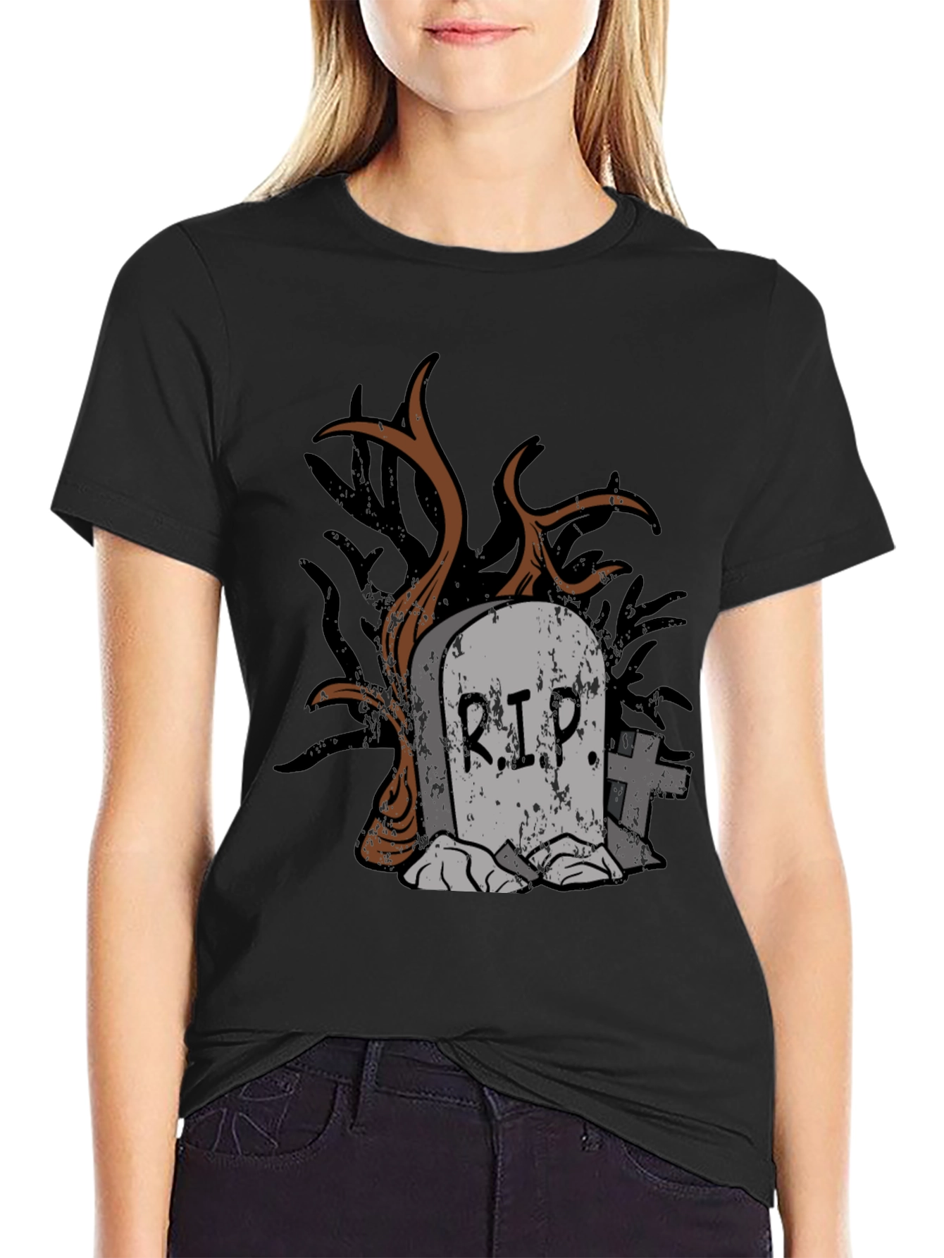 RIP Tombstone Graphic Tee