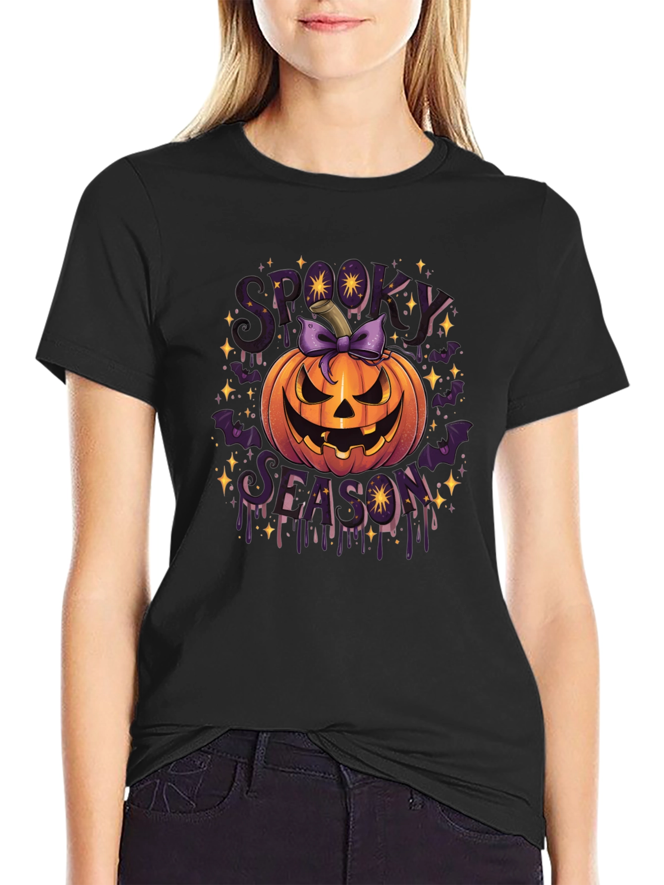Spooky Season Halloween Pumpkin T-Shirt