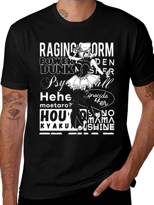 Anime-Themed Graphic T-Shirt