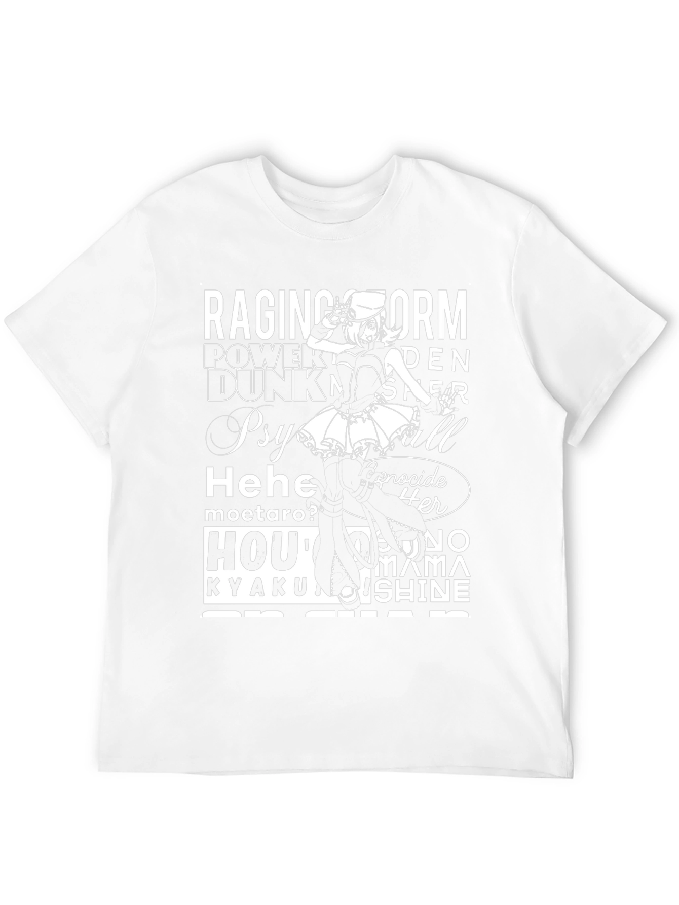 Anime-Themed Graphic T-Shirt