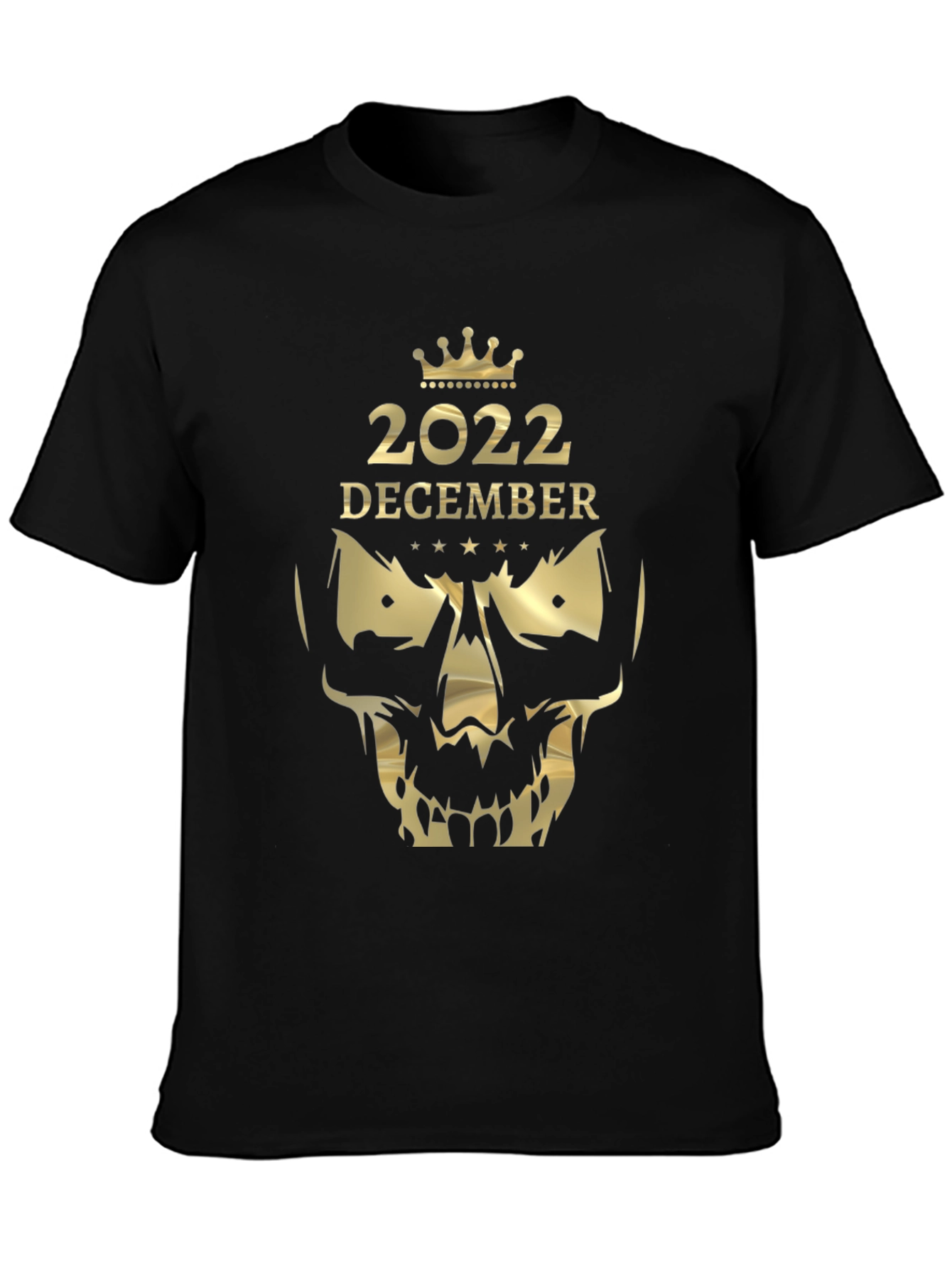 December 2022 Skull Graphic T-Shirt