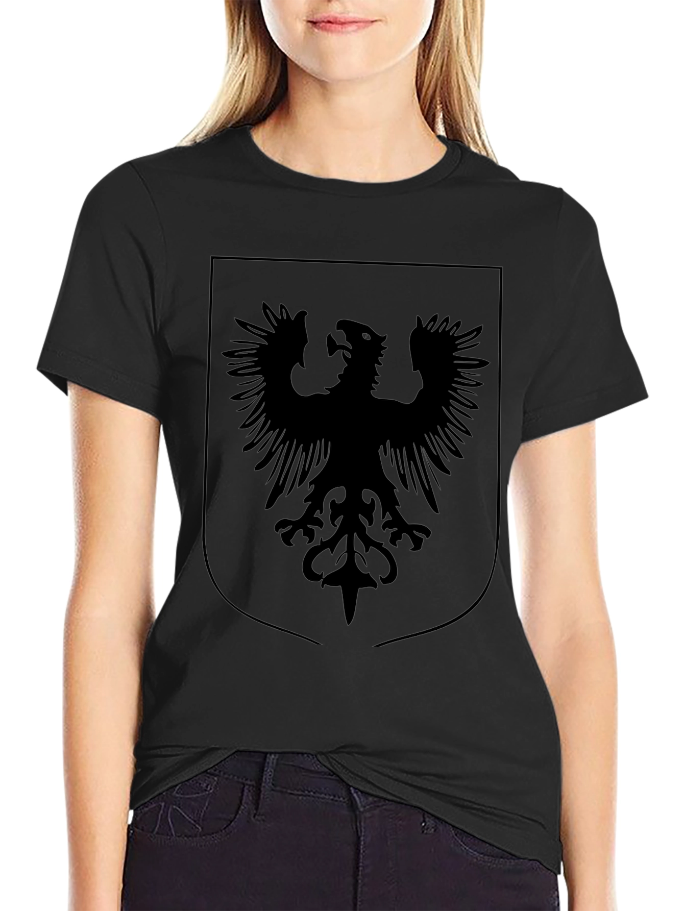 Black Eagle Shield Graphic Tee