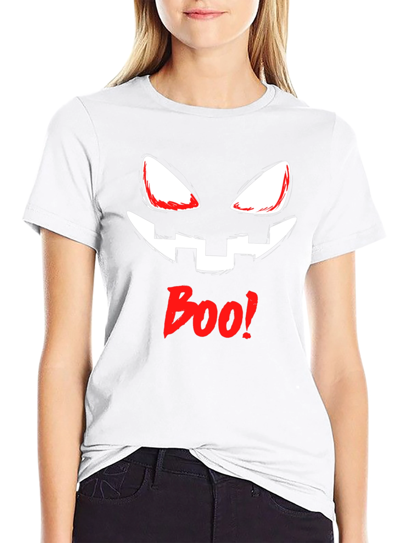 Halloween Pumpkin Face Boo! T-Shirt