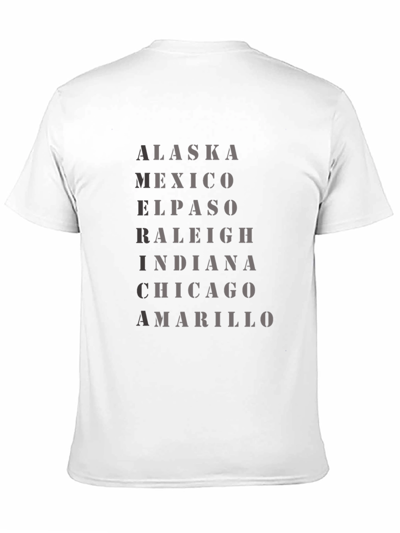 Travel Destination Black T-Shirt