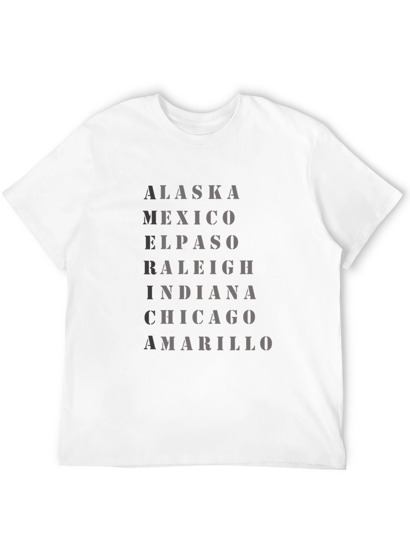 Travel Destination Black T-Shirt