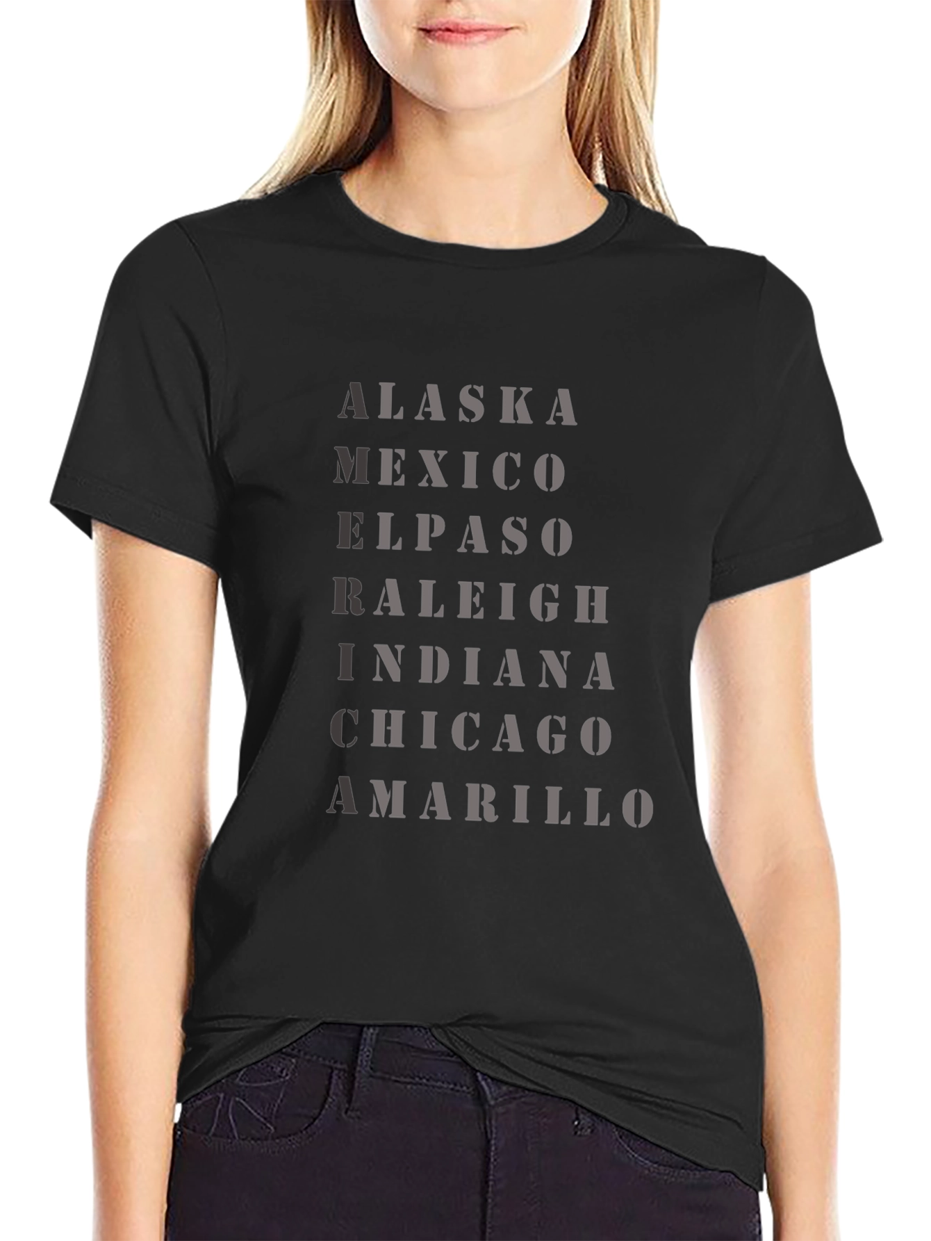 Travel Destination Black T-Shirt