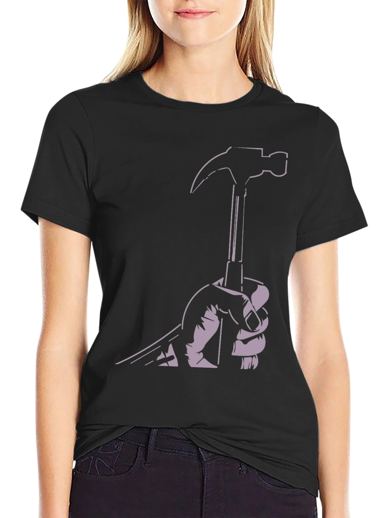 Hammer Time Black Graphic Tee