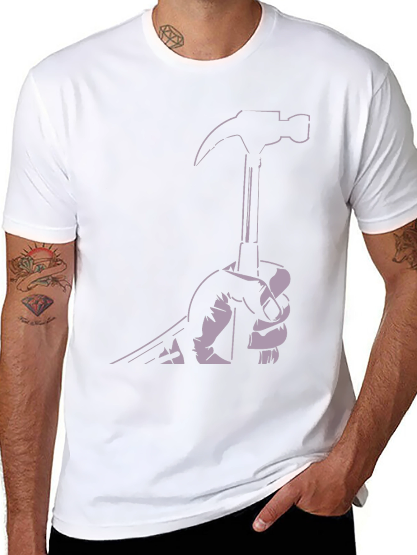 Hammer Time Black Graphic Tee