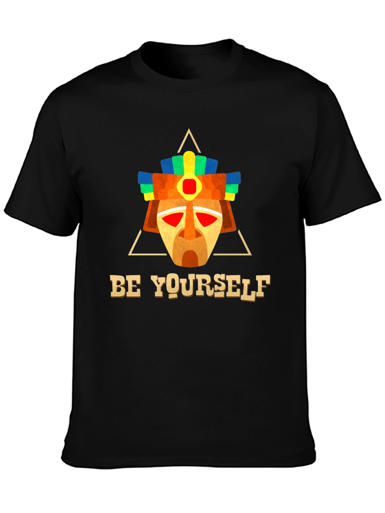 Be Yourself Aztec Mask T-Shirt
