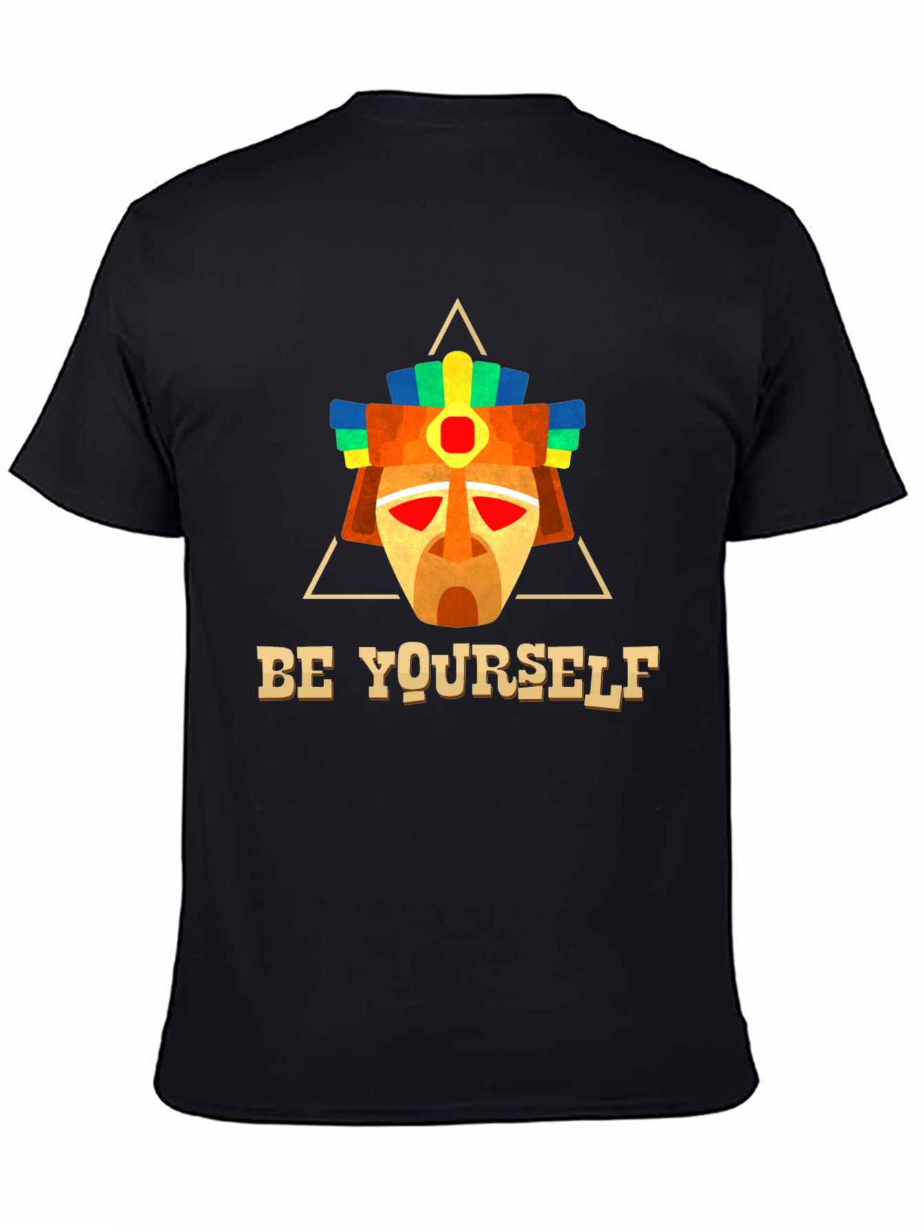 Be Yourself Aztec Mask T-Shirt