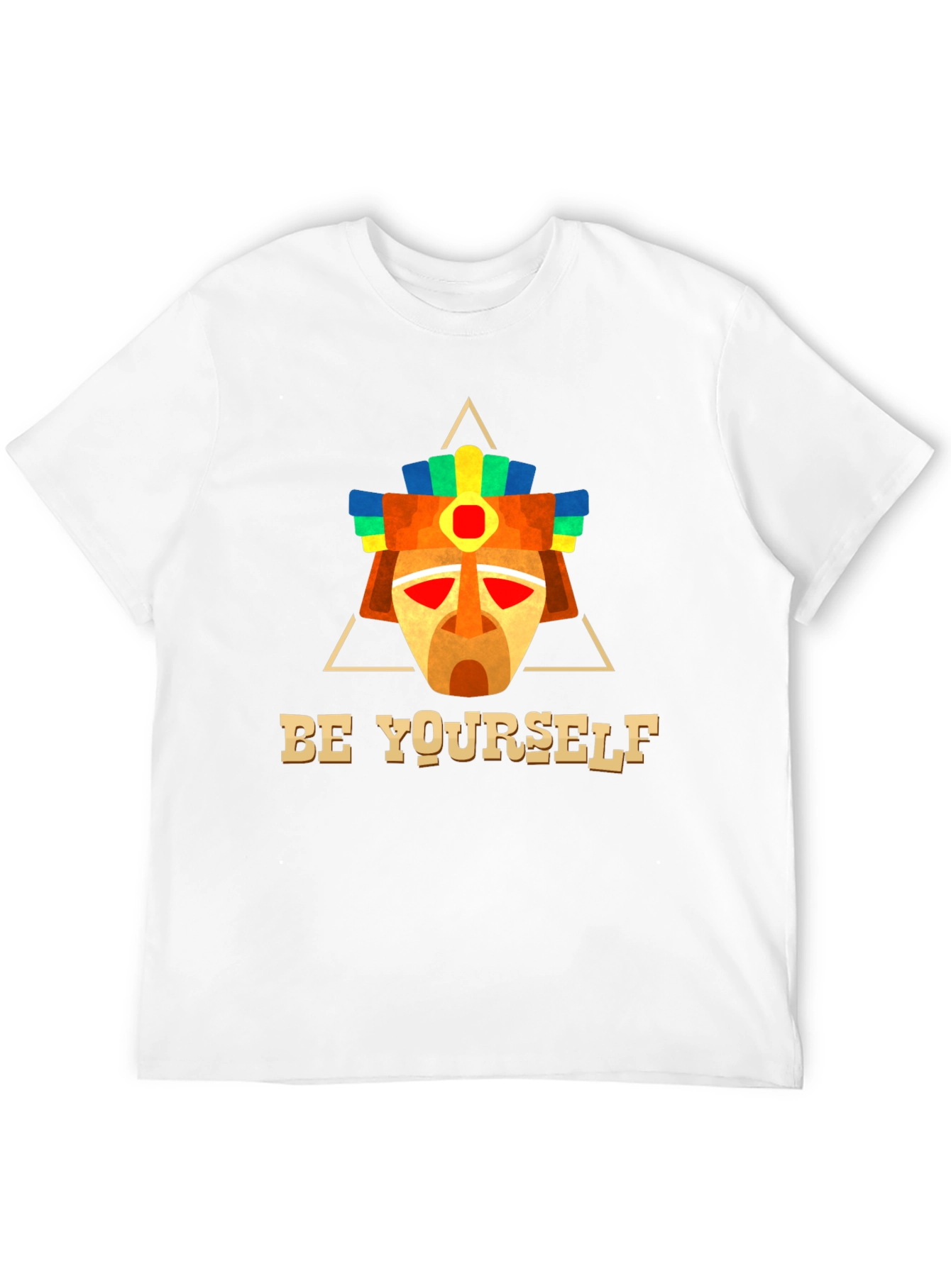 Be Yourself Aztec Mask T-Shirt