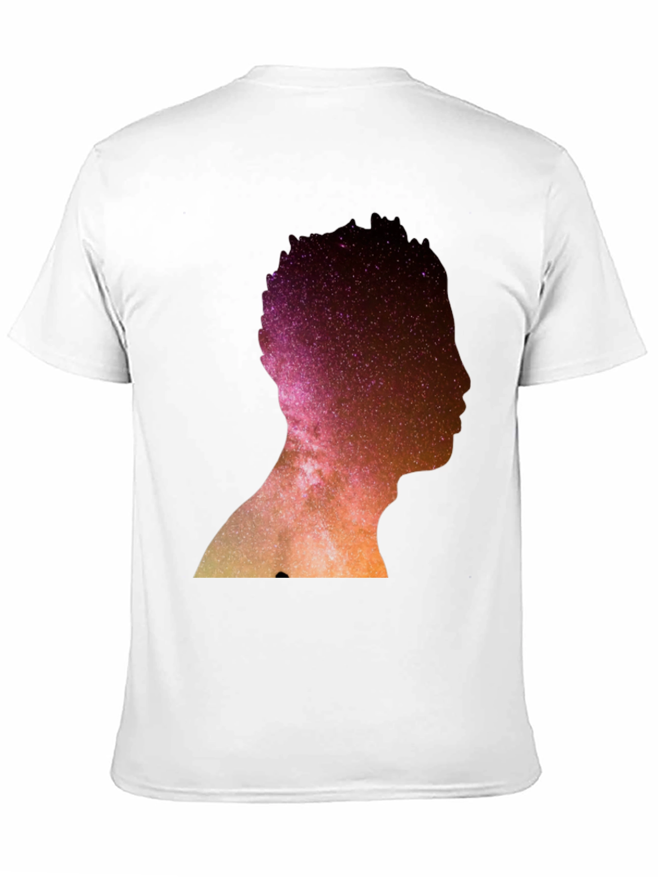 Nebula Silhouette Graphic Tee - Black