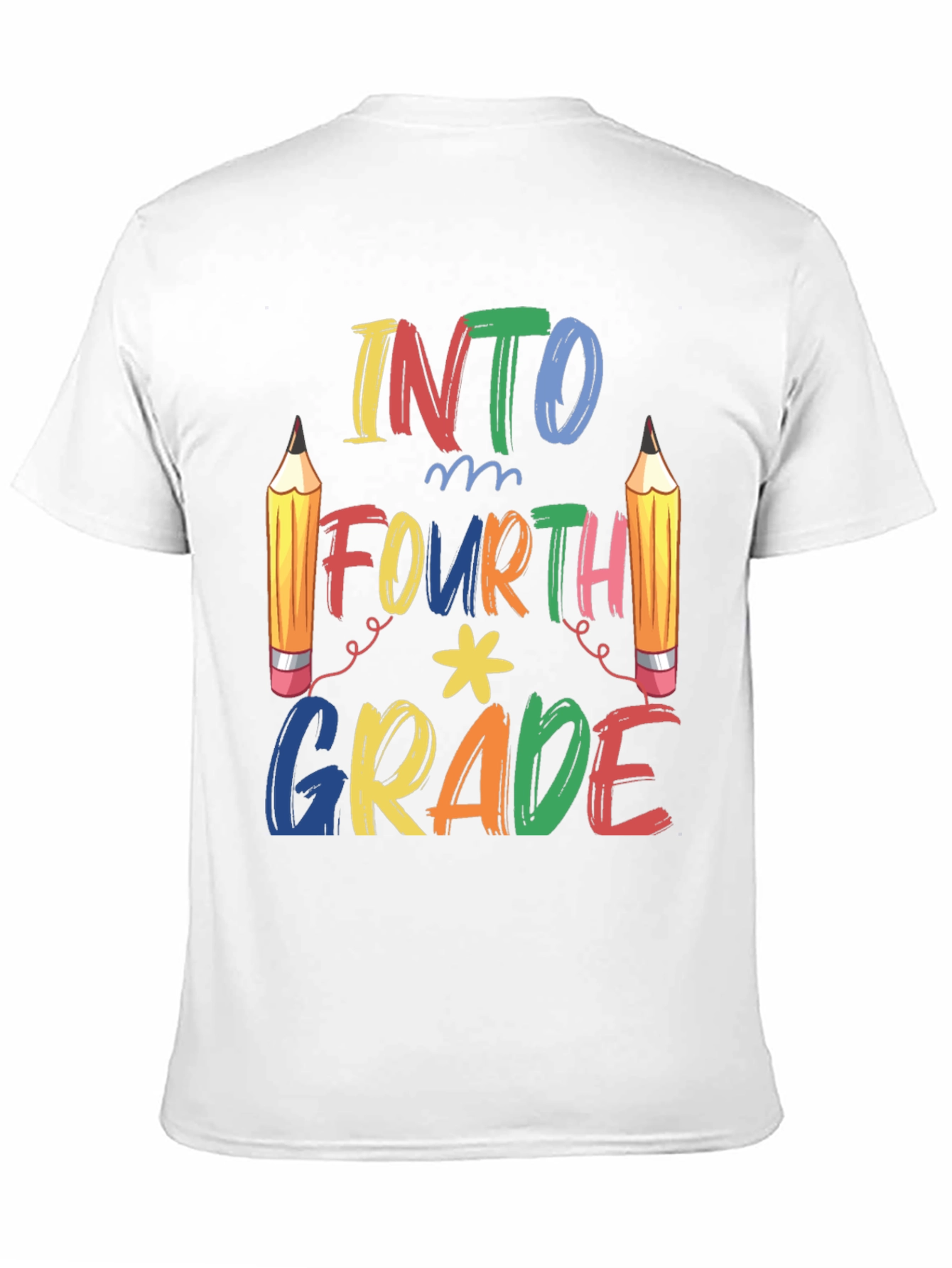 Into Fourth Grade T-Shirt - Back to School