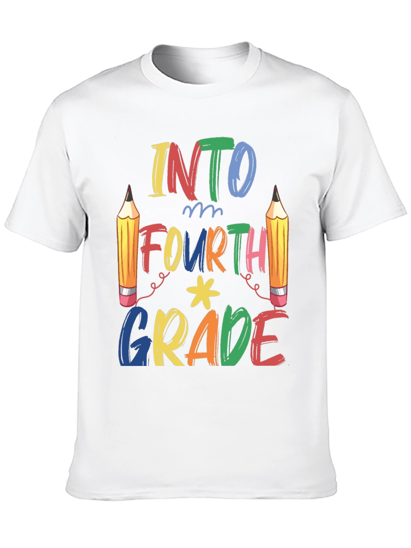 Into Fourth Grade T-Shirt - Back to School