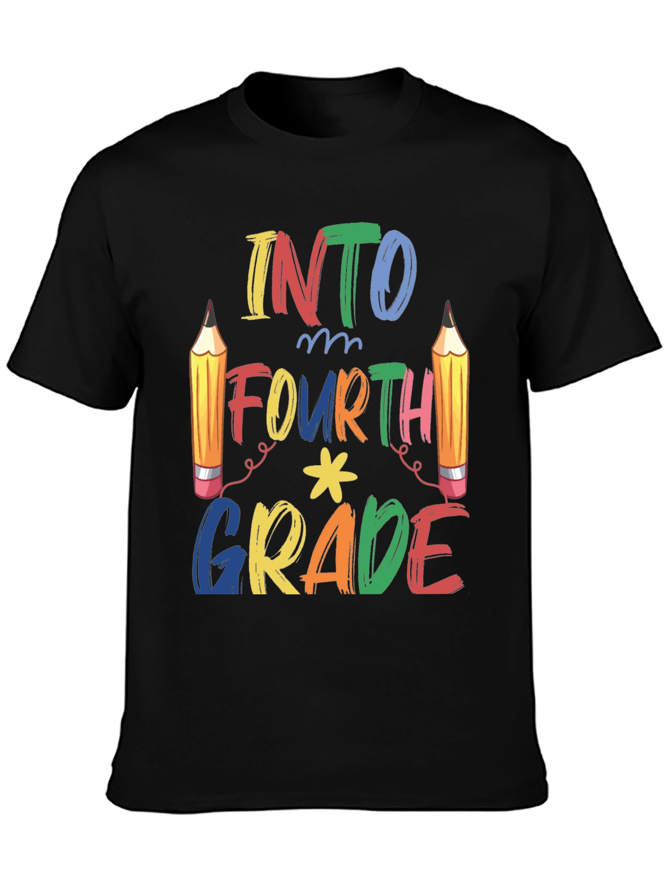 Into Fourth Grade T-Shirt - Back to School